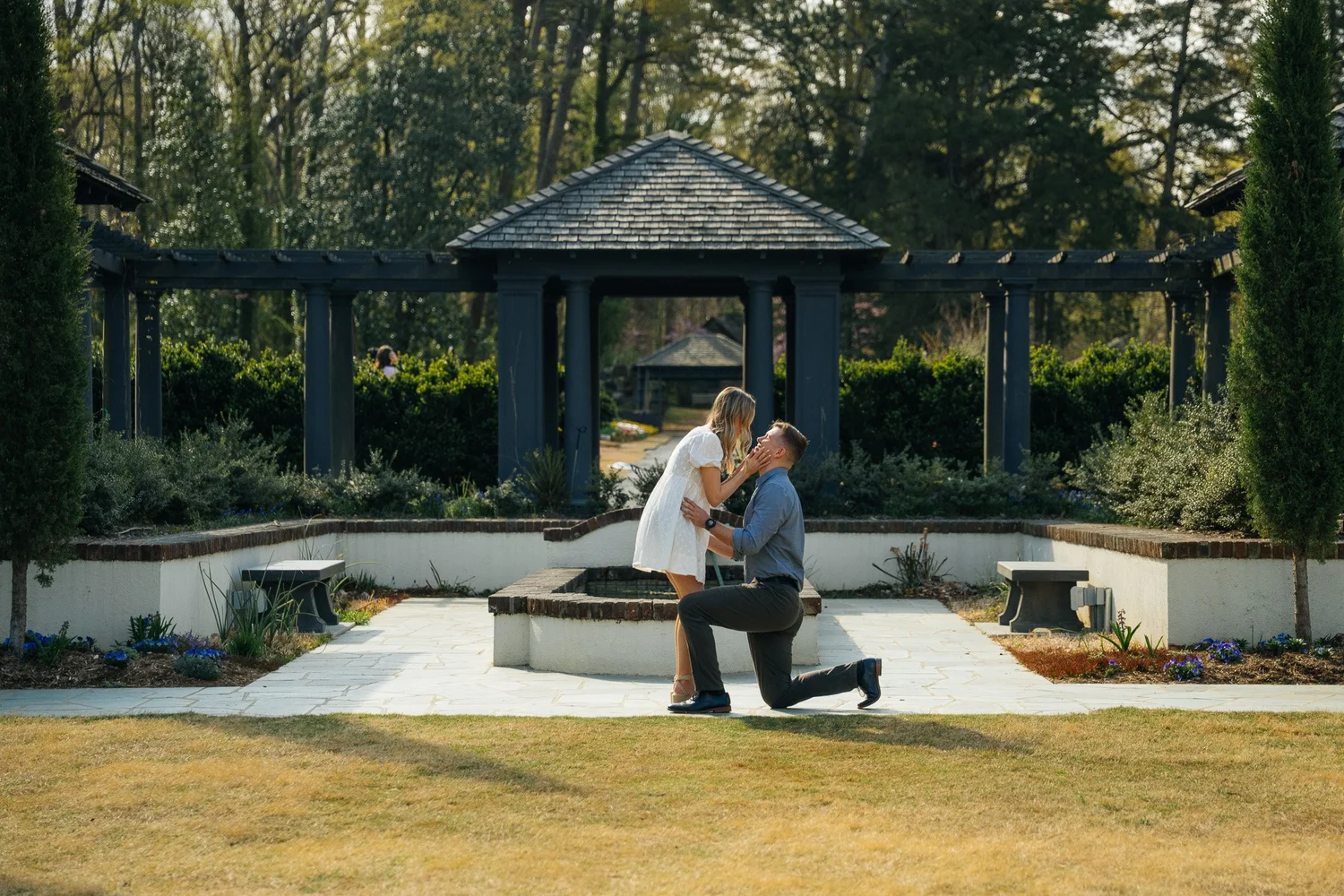Couple on their wedding day