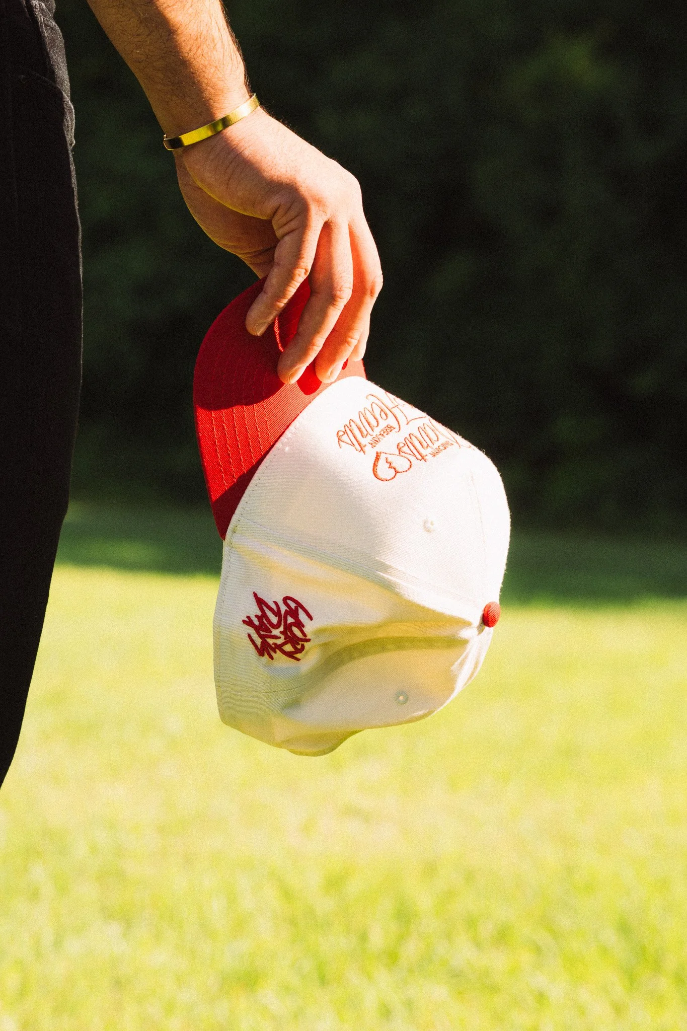 Golfer close-up
